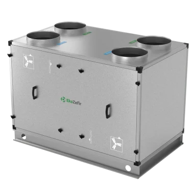 EkoZefir Centrala wentylacyjna RO-U Model U z wymiennikiem obrotowym